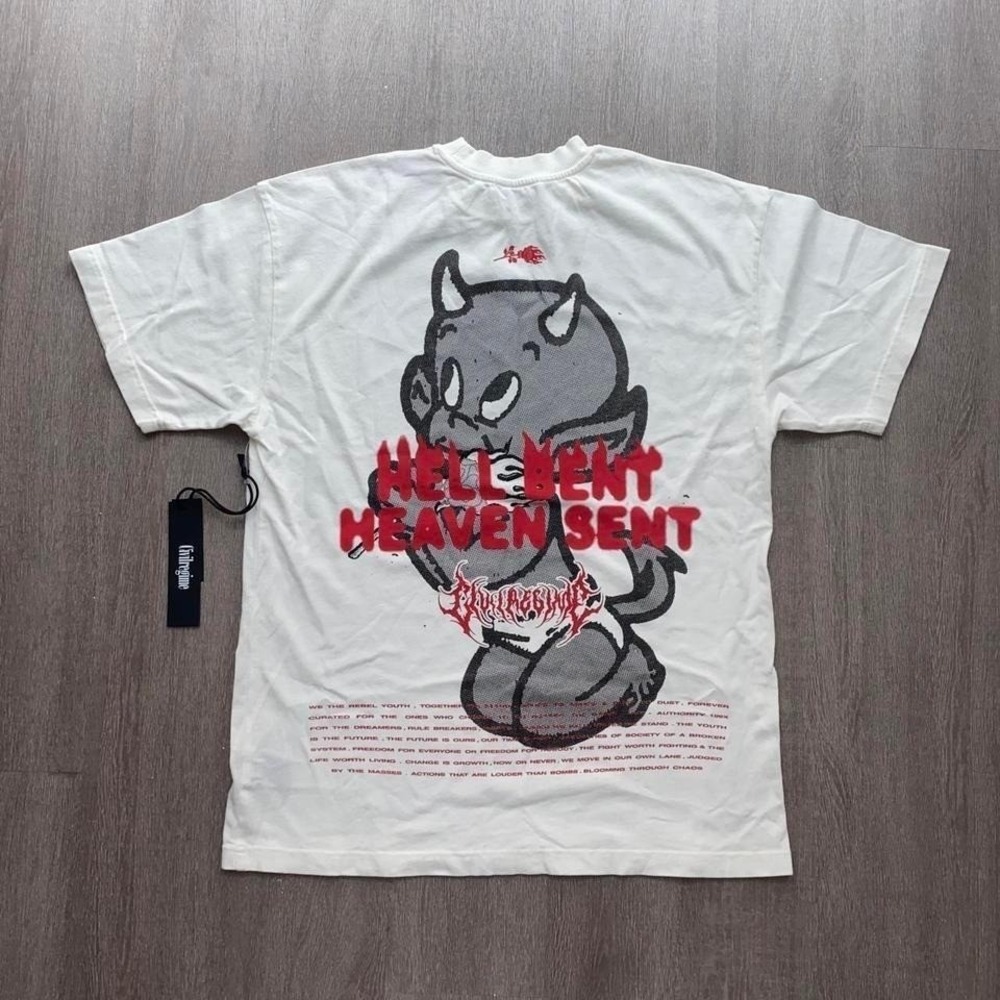 Civil Regime Hell Bent Heaven Sent‎ American Classic Oversized Tee Butter 1031